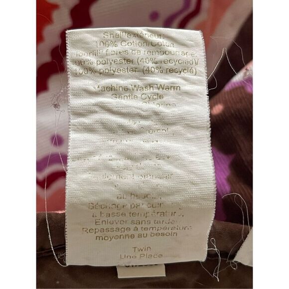 Pottery Barn Girls Diamond Print Twin Size Comforter Set - Picture 5 of 9